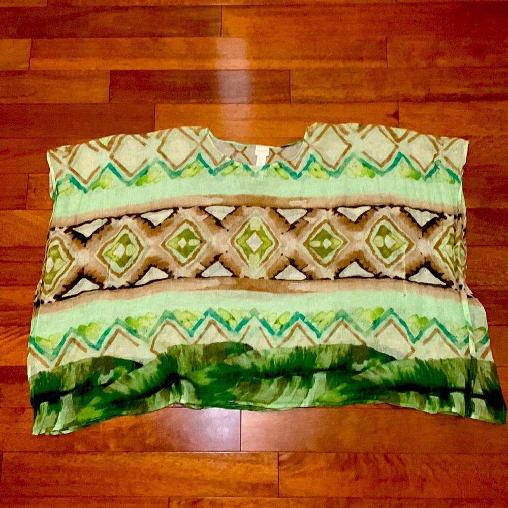 Chico’s S/M linen top